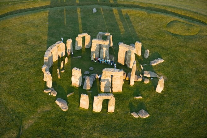 Stonehenge photographed from directly above